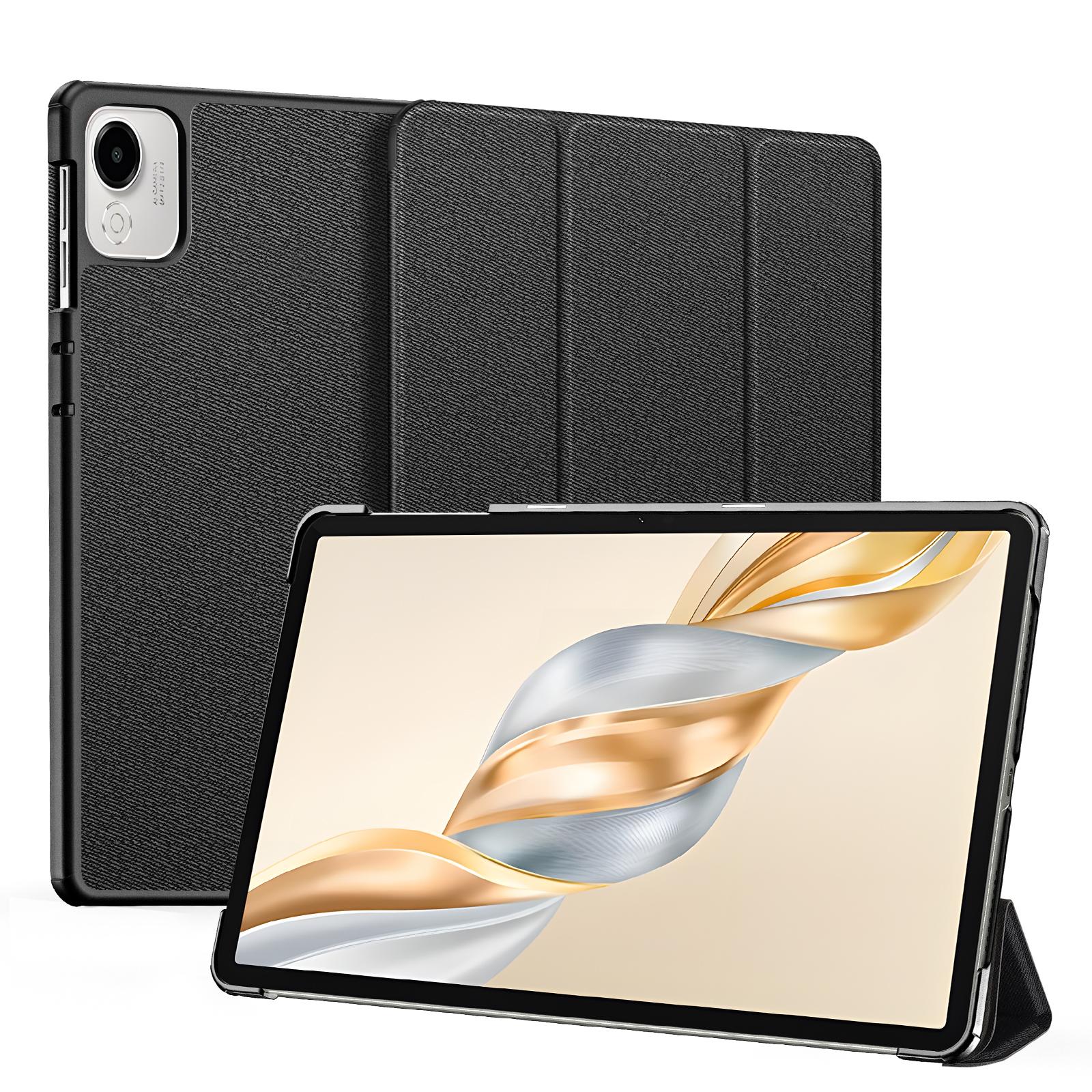 

For Honor Pad X9/Honor Pad X9a Case DUX DUCIS Domo Series Tri-fold Stand PU Leather Protective Tablet Cover Black