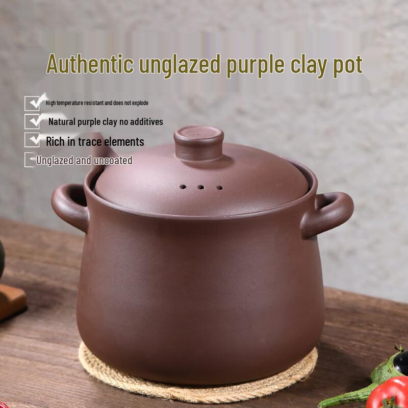Naijiang Zisha Clay Pot for Stewing and Soups