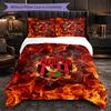 West Bromwich Albion Football Set Biancheria da Letto 3 Pezzi Morbido Set Copripiumino con Federe Set Decorazione Camera da Letto per la Casa