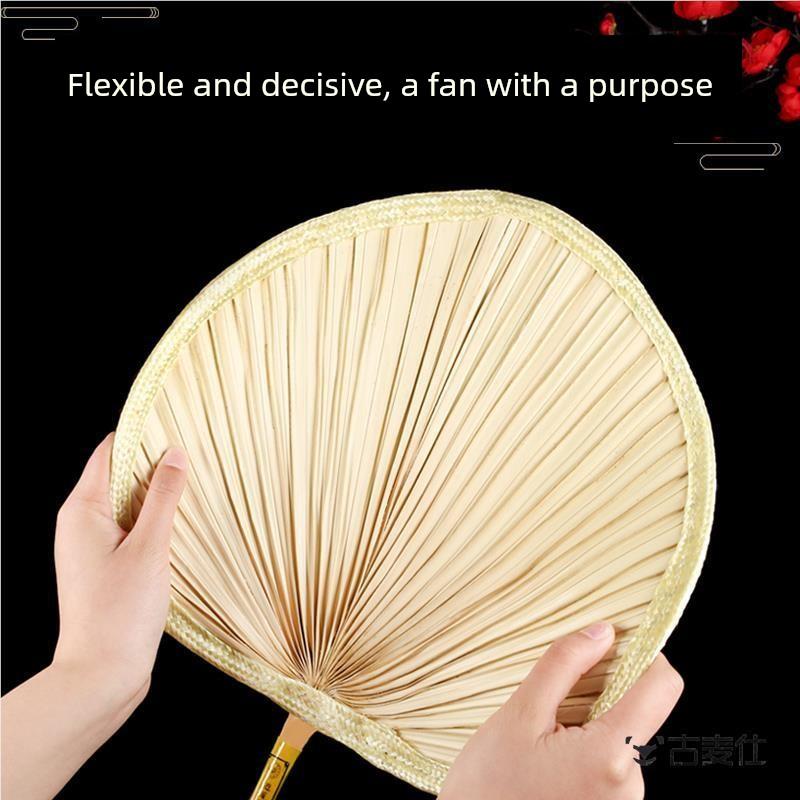 Large Traditional Palm Leaf Fan, Durable for Summer, Handmade Banana Leaf Fan, Chinese Style, Children's Ancient Style, Small Fan for Babies