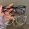 Fashion Anti-Blue Light Glasses For Men Women Vintage Retro Finished Myopia Glasses Unisex Clear Lens Near Sight Eyeglasses