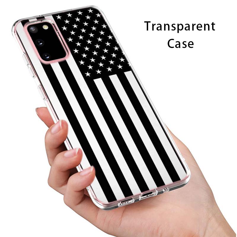 

Тонкая синяя линия американского флага для Samsung Galaxy S22 Pro S21 S20 FE Ultra S10 S10E Lite S9 S8 Plus S7 S6 Edge, мягкий чехол для телефона Samsung S6 Edge