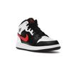 Air Jordan 1 Mid GS Chile Red Kids Sneakers Black White 554725-075