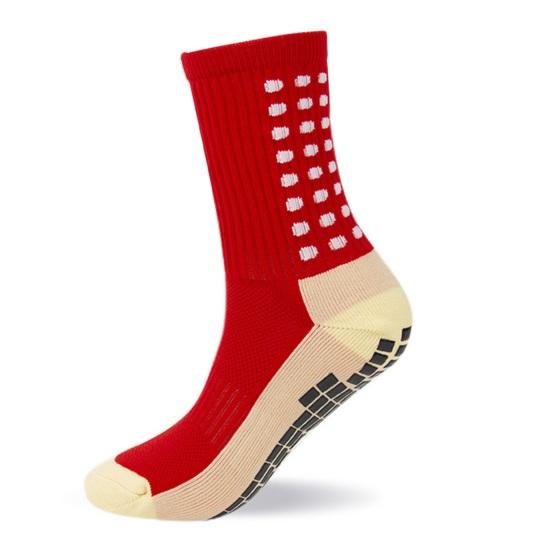 1 Pair Winter Sports Socks for Women Men Non-slip Middle Tube Thermal Nylon Socks Sweat Thickened Outdoor Fitness Socks