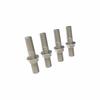 Exhaust Port Studs Nuts Kit Fit for 1984-2015 Harley Sportster,Big Twin (Replace #16715-83) (Pack of 4 Pairs Studs&Nuts)