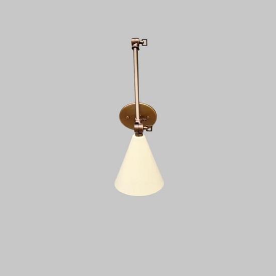 Artikulert Diabolo Messing Vegglampe – Stilnovo-inspirert Midt-Century Enkel Sconce