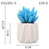 Small, Wavy Cup-Shaped Simulated Succulent Plant Potted Plant, Nordic Office Furniture Fresh Decoration