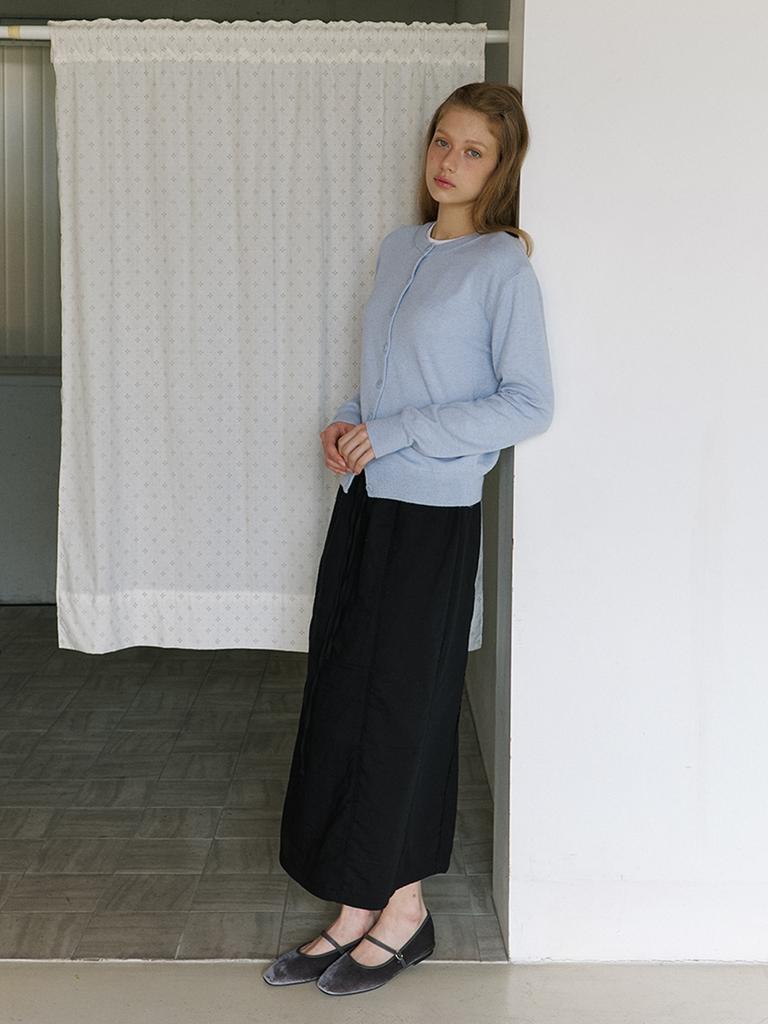 Kinder Baby Cozy Lace Point Long Skirt - Black