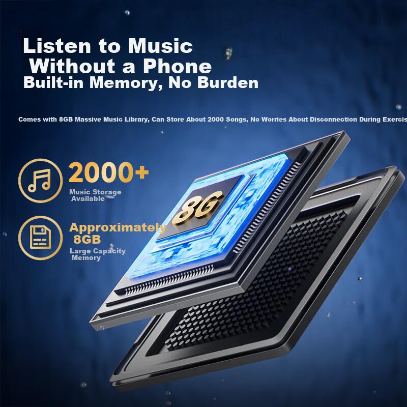 PHILIPS True Wireless Bluetooth Earphones Neckband Open Bone Conduction Concept Ear Hook Neck