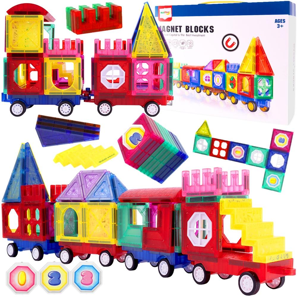 Magnetic Educational 3D Creative Blocks 72 Pieces