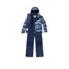 Columbia Kids Hooded Warm Solid Color Waterproof Ski Leisure Sports Suit Kids Outerwear Navy-Blue SY0030-467