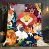 Cartoon Animal 2D Flat Pattern Flannel Blanket High Quality All Seasons Warmth and Comfort Perfect for Christmas Gifts.PMT0914381