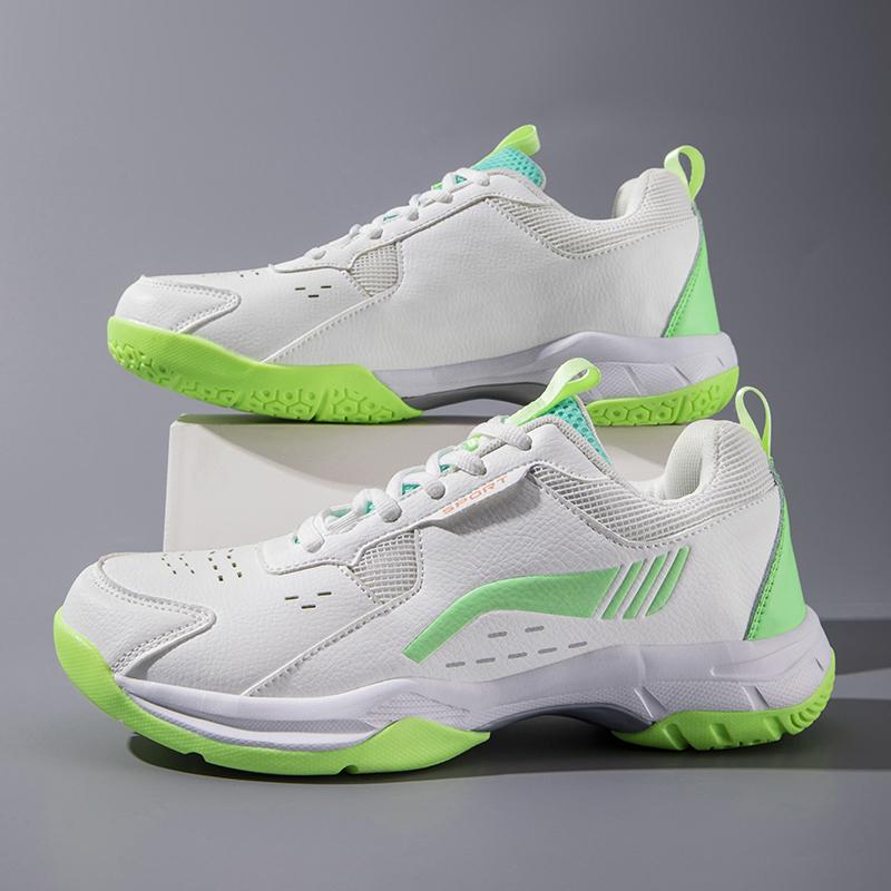 2025 New men's and women's breathable wide-last wrapped wear-resistant and anti-slip sports training badminton shoes