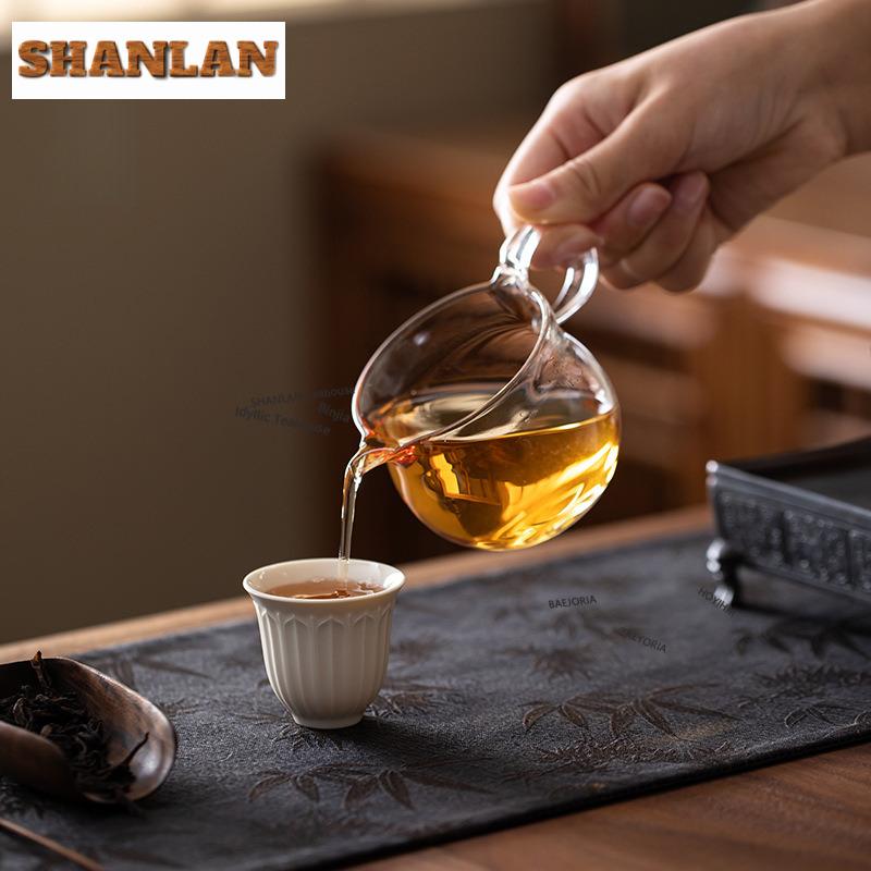 150ml High Borosilicate Glass Tea Pitcher Tea Divider Cha Hai Dispenser Justice Cup Fair Mug Tea Items Ornaments Accessories