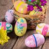 10PCS Unpainted Wooden Eggs Wooden Fake Eggs Easter Craft Eggs for Display Children DIY Painting Decoration