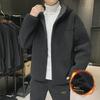 Herren-Winterwollmantel 2022 – Verdickter Samt, Hongkong-Stil, Geeignet für Schüler der Mittel- und Oberstufe, Hübsche Baumwolljacke