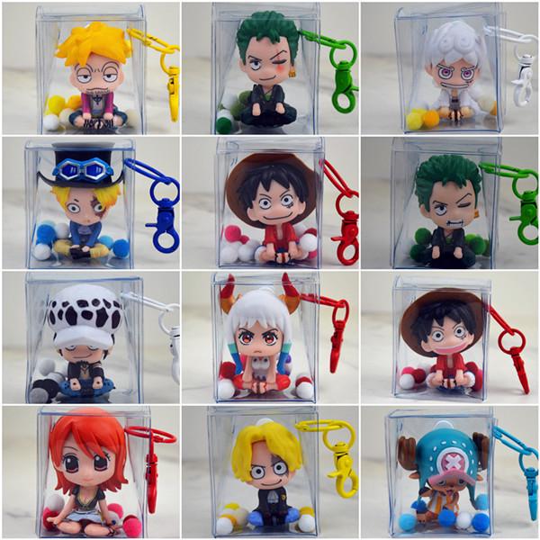 

One Piece Луффи и Зоро Q Версия Сидячий Брелок Фигурка 6CM