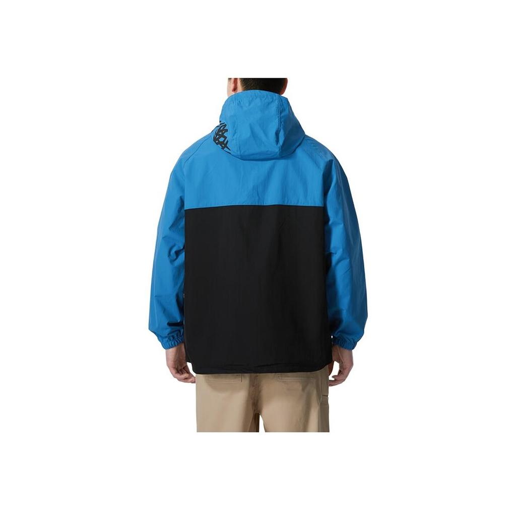 Timberland Hooded Pullover Comfortable Long Sleeve Jacket Men Jackets Blue Black A2BUU-CZ9