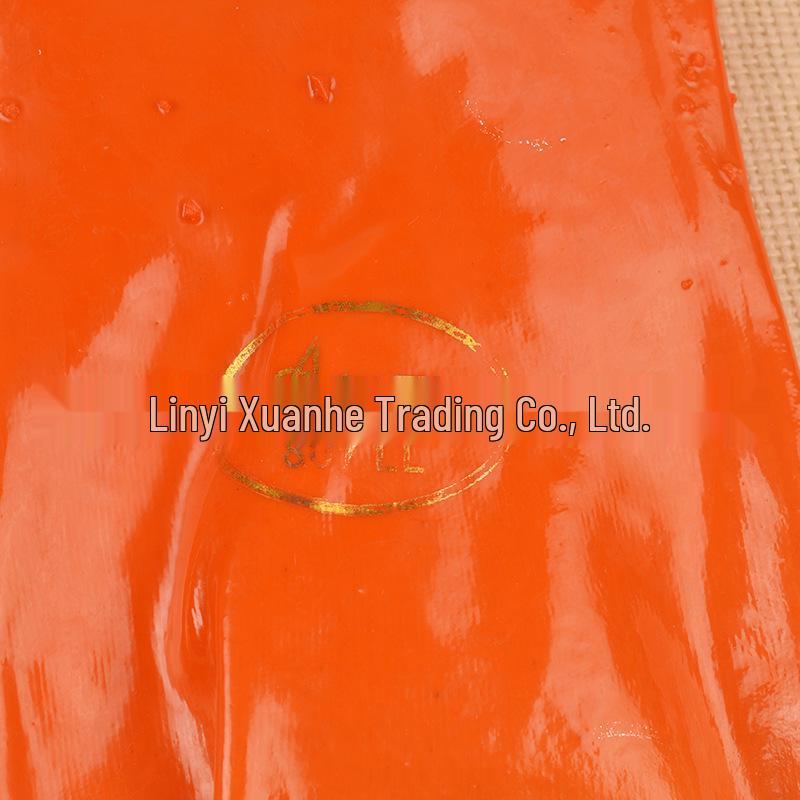 East Asia 807 Anti-Slip PVC Gel Cotton Lined Latex Dip Work Gloves