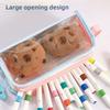 Transparent Display Korean PVC Stationery Bag Multilayer Ins Pencil Pouch  Office