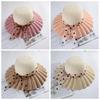 Women's Fashionable Sun Protection Wide Brim Straw Hat for Summer Beach and Scenic Outings