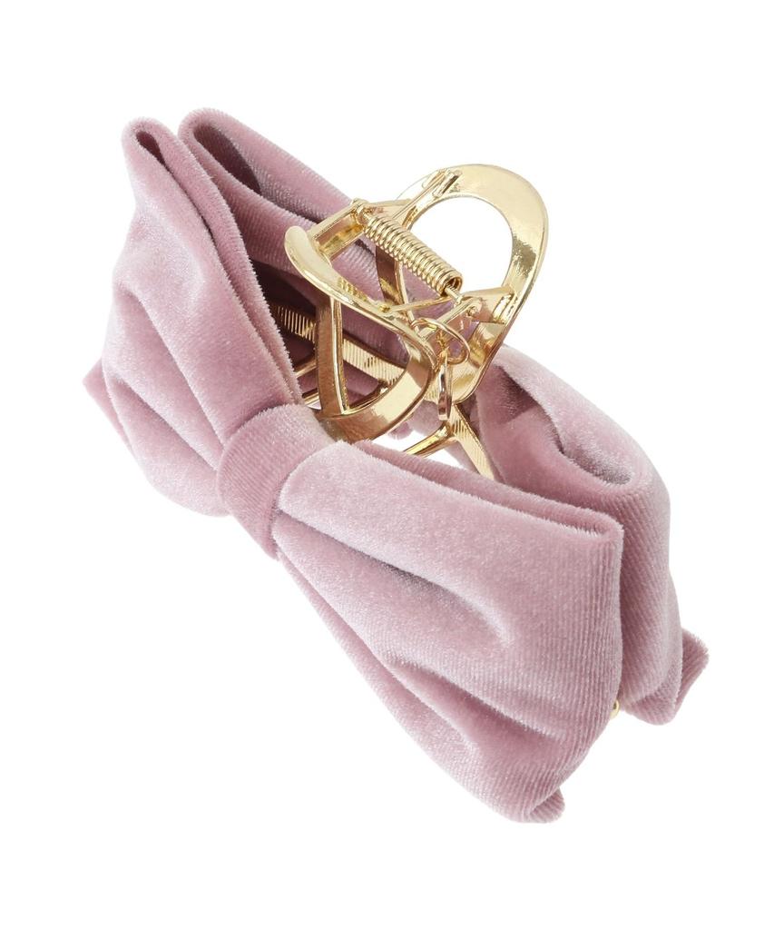 Maison De Fleur Velvet Memento Ribbon Pink Women's Clip,
