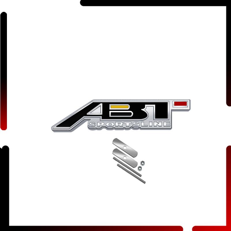 Metal Car Body ABT Sportsline Grille Emblem Badge 3D Sticker Tail Decals For Seat S3 S4 S5 S6 Q3 Q5 Q7 Golf MK 2 3 4 5 6 7