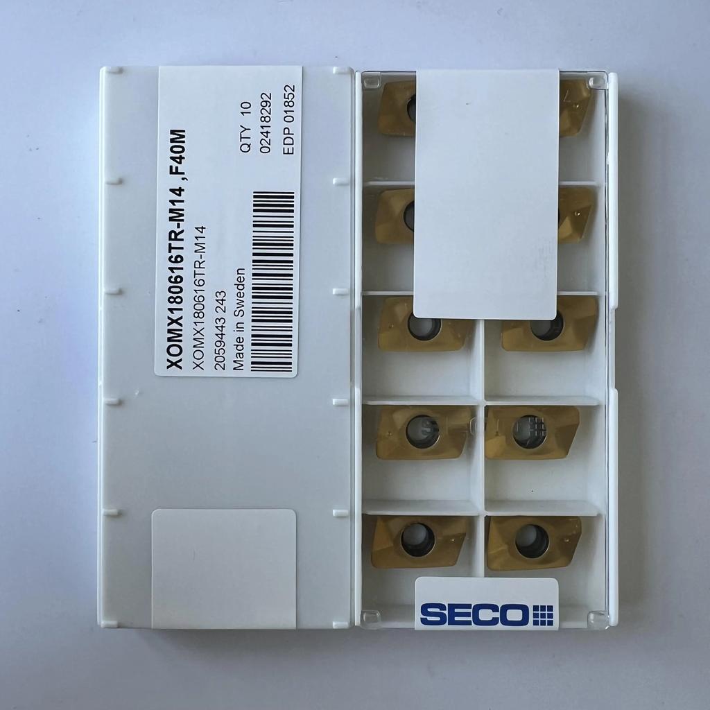 Seco / XOMX180616TR-M14,F40M /Original Blade Carbide CNC Blade 10 PCS