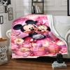 1 Stück Mickey Maus Minnie Maus Decke Leichte Flanell-Kuscheldecke für Sofa Bett Reise Camping Wohnzimmer Büro Couch Sessel