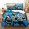 Anime My Hero Academia Zestaw Pościeli Chłopcy Dziewczynki Rozmiar Twin Queen Poszwa na Kołdrę Poszewka na Poduszkę Łóżko Dzieci Dorośli Moda Tekstylia Domowe