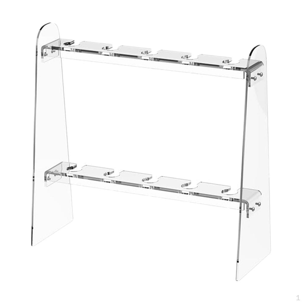 Champagne Glass Holder Stand Stemware Display Rack for Countertop Acrylic