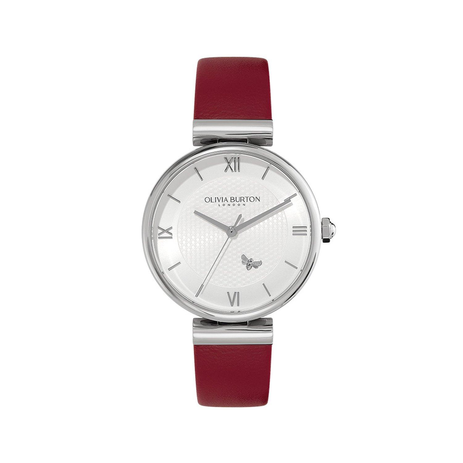 [Olivia Burton] Minima Bee Cranberry (24000098) Women s Watch