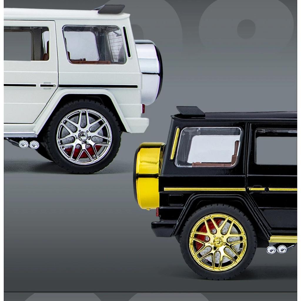1/24 Alloy Die-cast Benz G63 Car Model Simulation Sound and Light Off-road Vehicle Toys Children's Birthday Gift Christmas