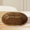 , Braided Basket, Stackable, Decorative Organizer, Serving Fruit Basket for Snacks,