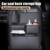 Multifunctional Car Seat Back Organizer, Faux Leather Hanging Bag, Anti-Kick Car Seat Back Pocket, Suitable for Car Accessories and GroceriesC