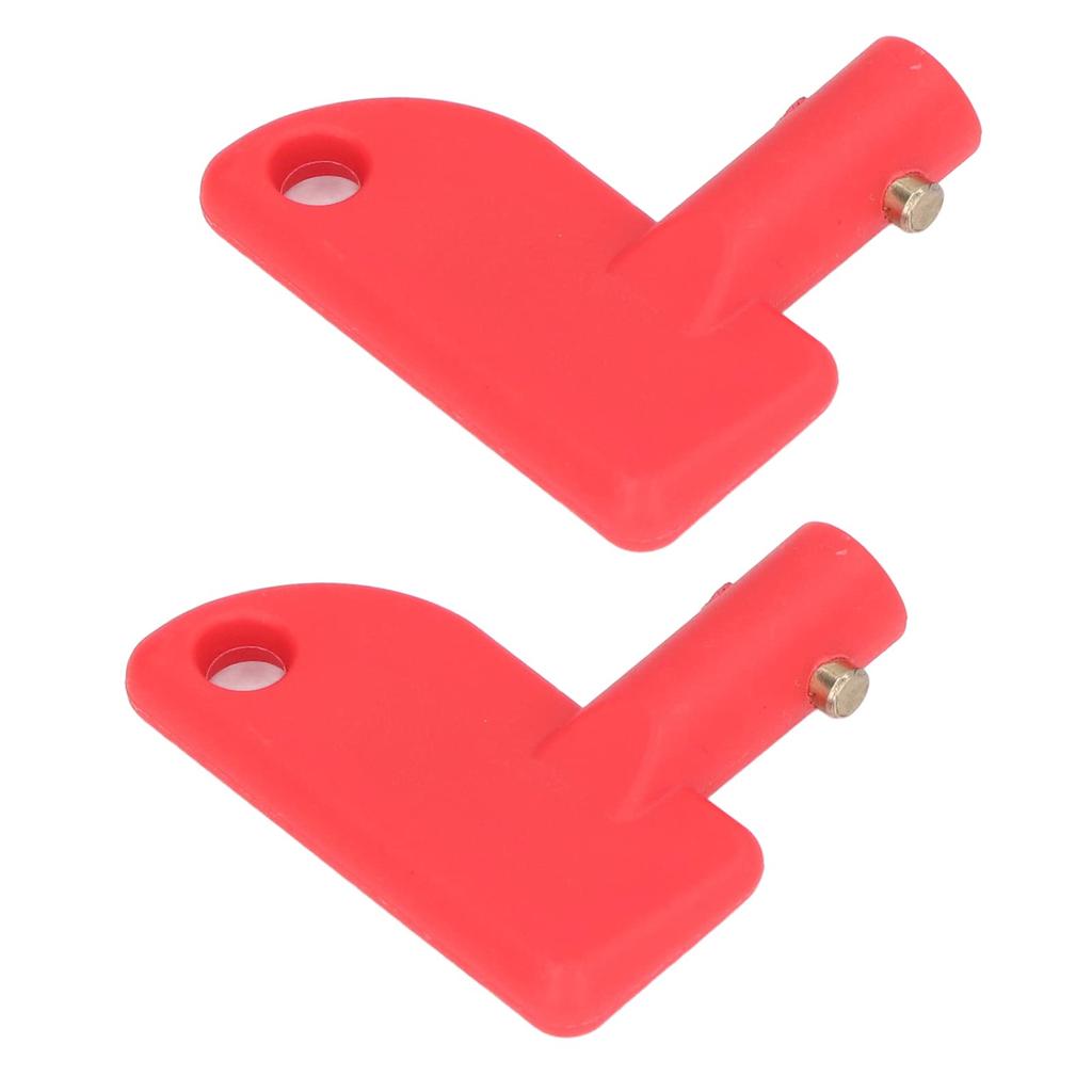 Kill Switch Spare Key 2pcs Switch Cutoff Disconnect Switch Isolator Marine Car Truck Red Power Sport Switch