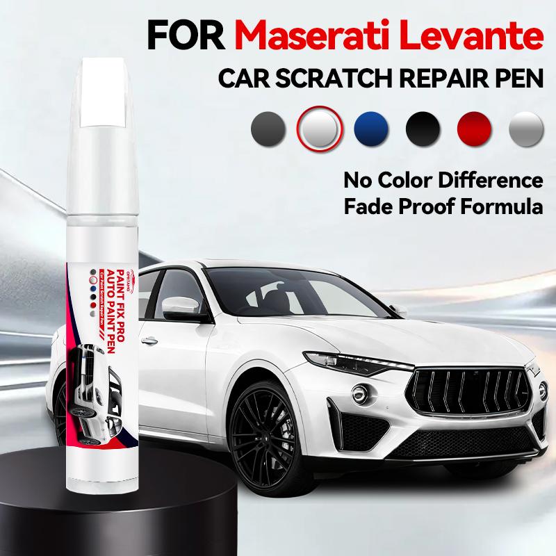 Autolack-Reparaturstift Für 2016-2025 Maserati Levante Lackkratzer-Reparaturzubehör Weiß 268A Schwarz NMN Blau 406C Grau 571A