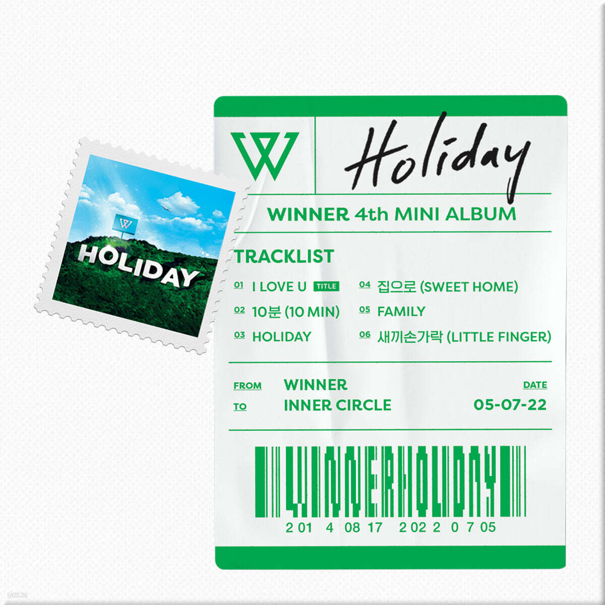 

Winner - 4th Mini Album: HOLIDAY [KiT ALBUM]
