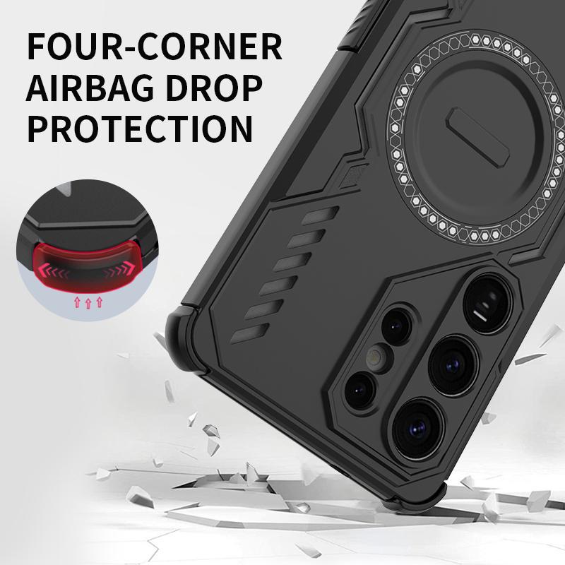 Hard Fashion Anti-Drop Case for Samsung Galaxy S26 Ultra S25 FE A17 5G S26 Plus A56 A36 A16 A55 A35 A15 Magnetic Phone Cover