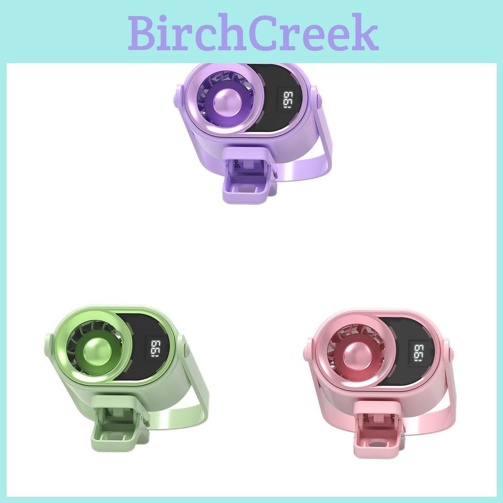 Mini Portable Usb Hanging Neck Fan With 4 Speed Settings And Rechargeable Battery For Outdoor Use