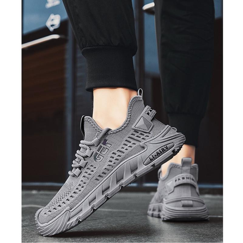 Nieuwe Zomer Ademende Mesh Schoenen, Heren Hardloop Sportschoenen