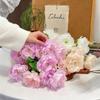 Artificial Peony Flower 6 Heads Peonies with Stem Blooms Faux Silk Fake Flower Branches for Vase