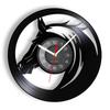 Galloping Horses Wall Art Interior Design Wall Clock Vinyl Record Clock Home Decor Mustang Wild Horse In The Wind Horse Gift