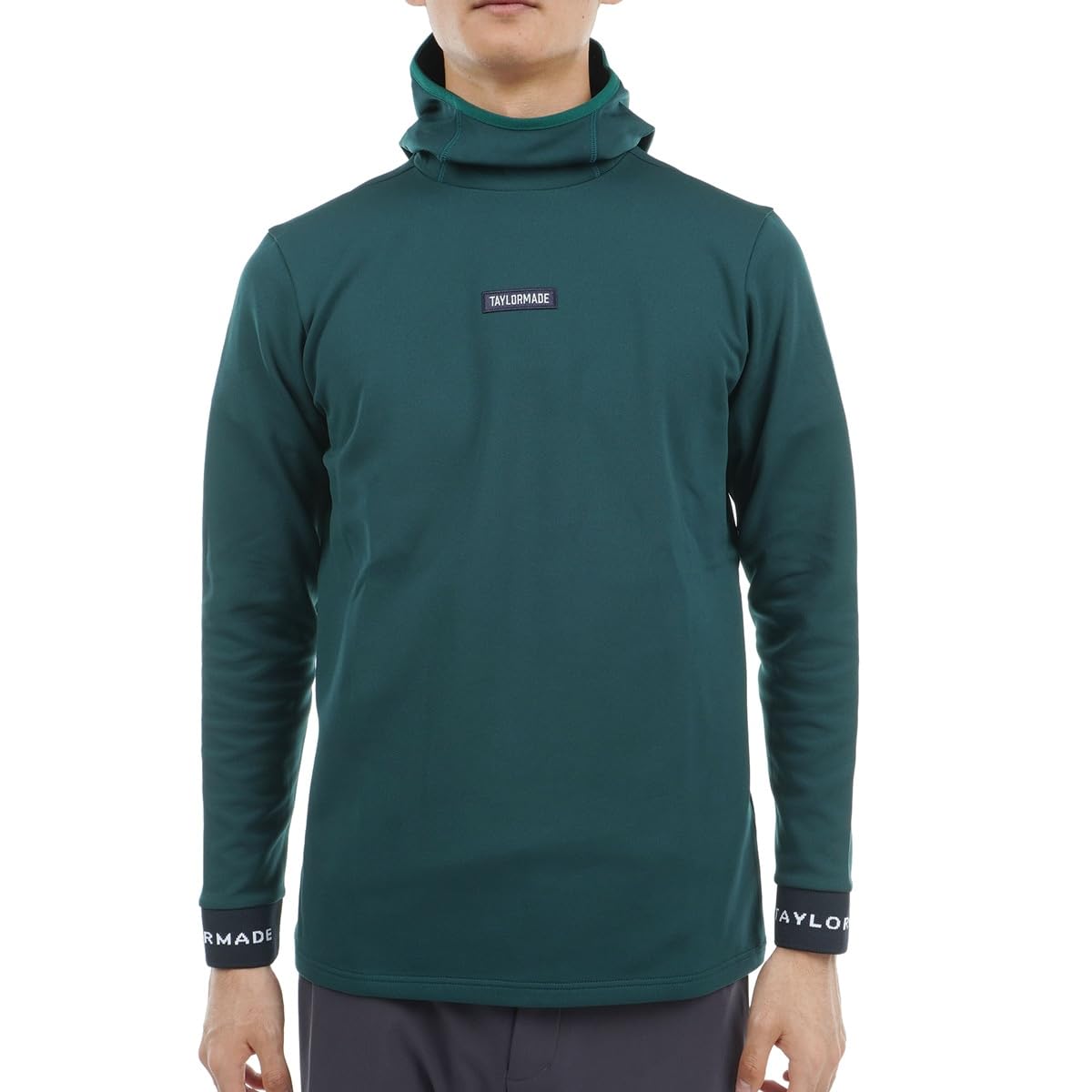 

TaylorMade Box Logo L/S Hoodie, Green, Size S, Mock Shirt, Men s, 2023FW, TL099