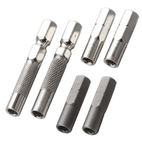 PAVIKE Precision Bit Set (6 Pieces) with Hex Bit Adapters and Insert Bit Adapters, 4mm Interface, Drill Tool Accessories, Suitable for Manual/Electric