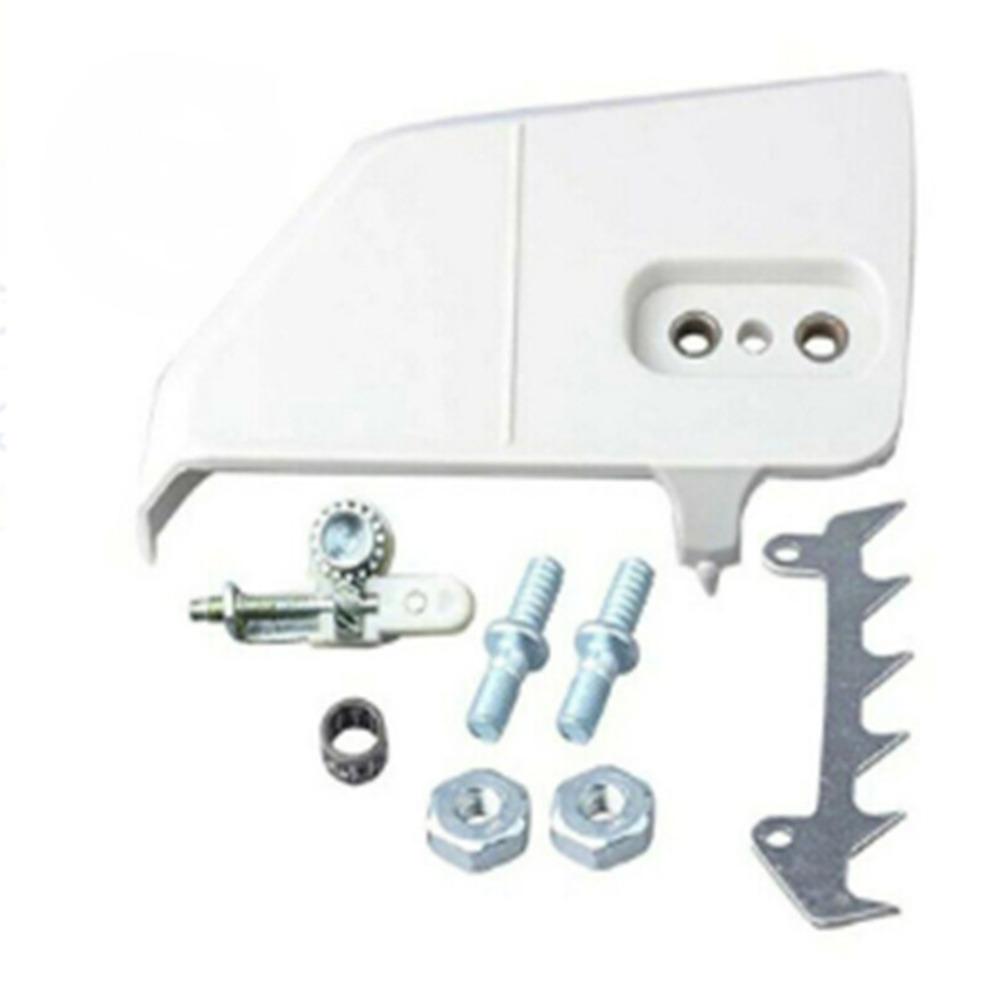 1setChainSprocketCoverWithAdjuster Tensioner Stud Nut For MS170 180 210 230 250 Chainsaw Power Tool Accessories