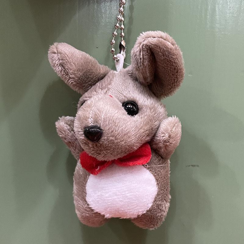 

Toy Kangaroo Plush Hand Puppets Kindergarten Children Comforting Souvenirs Dolls Red