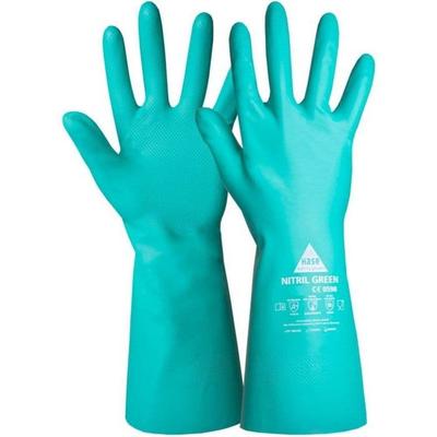 Chemical Protection Gloves In Nitrile, Size 10