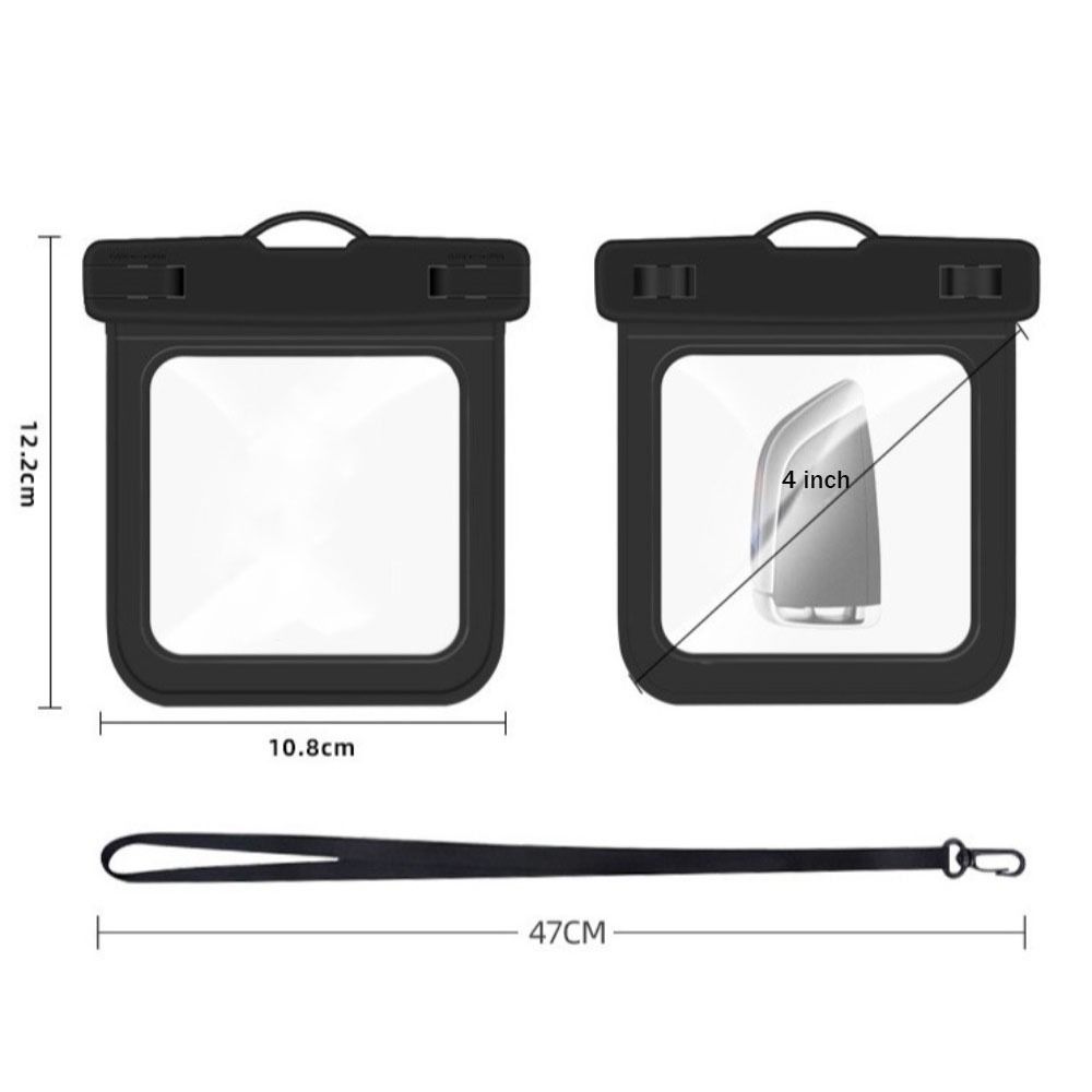 Durable 30M Underwater Waterproof Bag IPX8 Protection TPU Small Items Dry Bag Mini Waterproof Sack for Keys Wallet