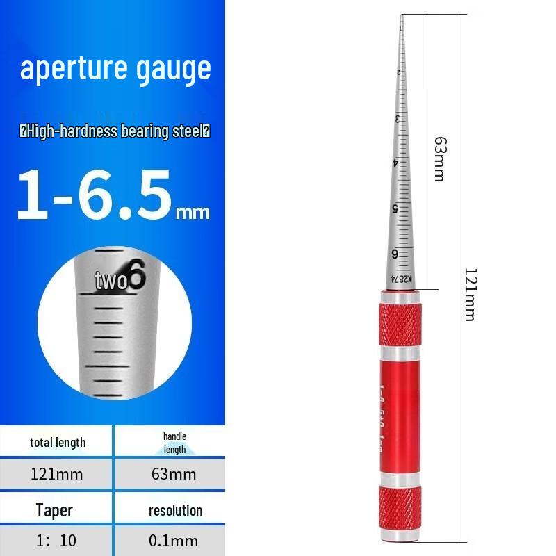 Yudu Conical Taper Gauge 1-6.5mm N/A